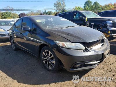 Czwarte zdjęcie samochodu z boku: 2013 HONDA CIVIC EXL VIN:19XFB2F96DE279828 - miniatura