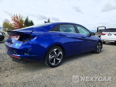 Trzecie zdjęcie samochodu z tyłu: 2023 HYUNDAI ELANTRA LIMITED VIN:KMHLN4AJ1PU046058 - miniatura