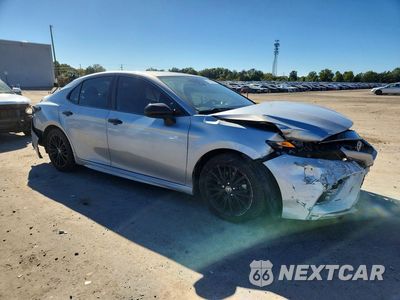 Czwarte zdjęcie samochodu z boku: 2021 TOYOTA CAMRY SE NIGHTSHADE VIN:4T1G11AK6MU446147 - miniatura