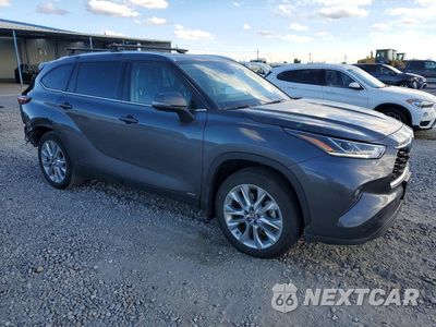 Czwarte zdjęcie samochodu z boku: 2024 TOYOTA HIGHLANDER HYBRID LIMITED VIN:5TDXBRCH5RS637863 - miniatura