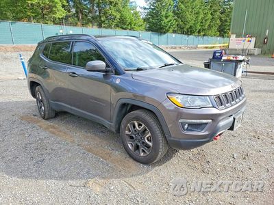 Czwarte zdjęcie samochodu z boku: 2017 JEEP COMPASS TRAILHAWK VIN:3C4NJDDB2HT659590 - miniatura