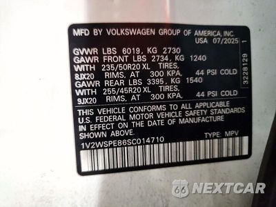 Zdjęcie 13 z 13 samochodu: 2025 VOLKSWAGEN ID.4 PRO S VIN:1V2WSPE86SC014710 - miniatura