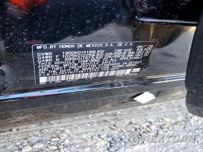 Zdjęcie 12 z 12 samochodu: 2027 HONDA HR-V EXL VIN:3CZRZ1H71VM713752 - miniatura