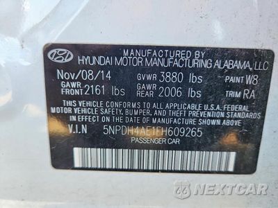 Zdjęcie 12 z 12 samochodu: 2015 HYUNDAI ELANTRA SE VIN:5NPDH4AE1FH609265 - miniatura