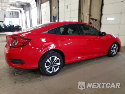 Trzecie zdjęcie samochodu z tyłu: 2018 HONDA CIVIC LX VIN:2HGFC2F59JH533723 - miniatura