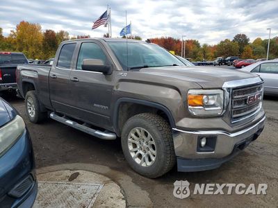 Czwarte zdjęcie samochodu z boku: 2014 GMC SIERRA K1500 SLE VIN:1GTV2UEC9EZ396359 - miniatura