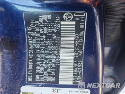 Zdjęcie 12 z 12 samochodu: 2011 TOYOTA COROLLA S VIN:2T1BU4EEXBC554521 - miniatura