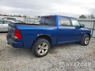 Trzecie zdjęcie samochodu z tyłu: 2010 DODGE RAM 1500 VIN:1D7RV1CT6AS211560 - miniatura
