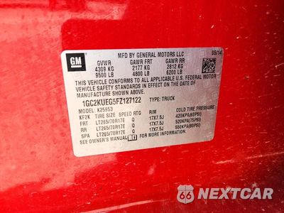 Zdjęcie 12 z 12 samochodu: 2015 CHEVROLET SILVERADO K2500 HEAVY DUTY VIN:1GC2KUEG5FZ127122 - miniatura