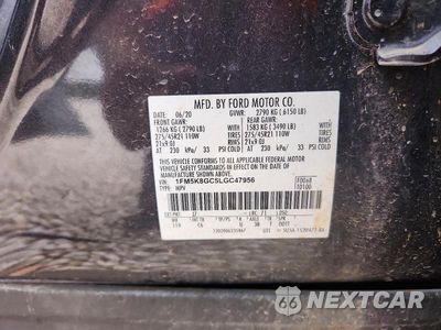 Zdjęcie 14 z 14 samochodu: 2020 FORD EXPLORER ST VIN:1FM5K8GC5LGC47956 - miniatura