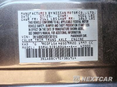 Zdjęcie 12 z 12 samochodu: 2025 NISSAN SENTRA SV VIN:3N1AB8CV9SY381914 - miniatura