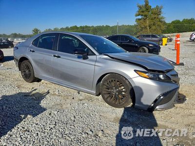 Czwarte zdjęcie samochodu z boku: 2021 TOYOTA CAMRY SE NIGHTSHADE VIN:4T1T11AK8MU428540 - miniatura