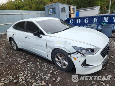 Czwarte zdjęcie samochodu z boku: 2021 HYUNDAI SONATA SE VIN:5NPEG4JA2MH085982 - miniatura