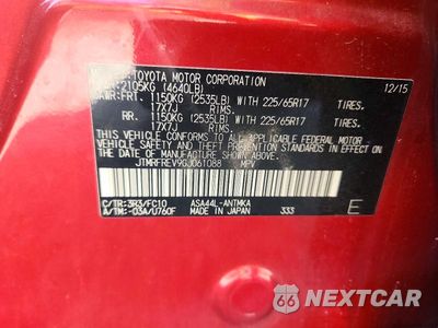 Zdjęcie 13 z 13 samochodu: 2016 TOYOTA RAV4 XLE VIN:JTMRFREV9GJ061088 - miniatura