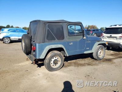 Trzecie zdjęcie samochodu z tyłu: 1998 JEEP WRANGLER / TJ SE VIN:1J4FY29P2WP745597 - miniatura