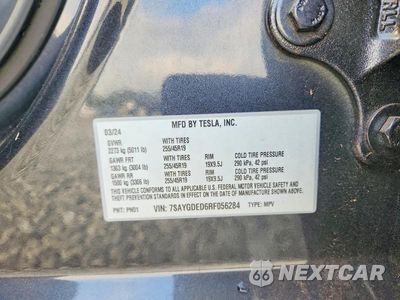 Zdjęcie 12 z 12 samochodu: 2024 TESLA MODEL Y VIN:7SAYGDED6RF056284 - miniatura