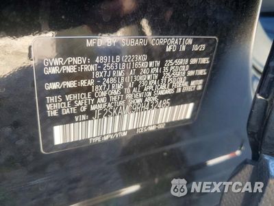 Zdjęcie 14 z 14 samochodu: 2024 SUBARU FORESTER TOURING VIN:JF2SKAMC9RH432485 - miniatura