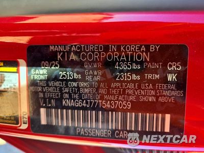 Zdjęcie 13 z 13 samochodu: 2026 KIA K5 GT LINE VIN:KNAG64J77T5437059 - miniatura
