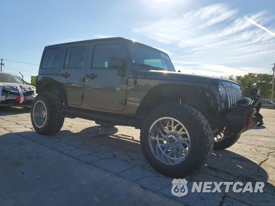 Czwarte zdjęcie samochodu z boku: 2018 JEEP WRANGLER UNLIMITED SPORT VIN:1C4BJWDG1JL831359 - miniatura