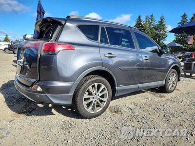 Trzecie zdjęcie samochodu z tyłu: 2018 TOYOTA RAV4 HV LIMITED VIN:JTMDJREV5JD157654 - miniatura
