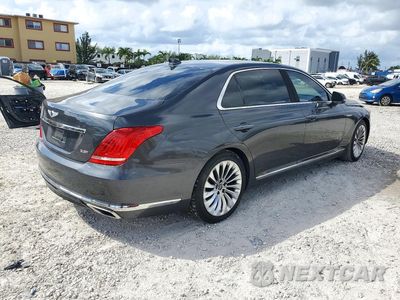 Trzecie zdjęcie samochodu z tyłu: 2019 GENESIS G90 PREMIUM VIN:KMTF34JA7KU053498 - miniatura
