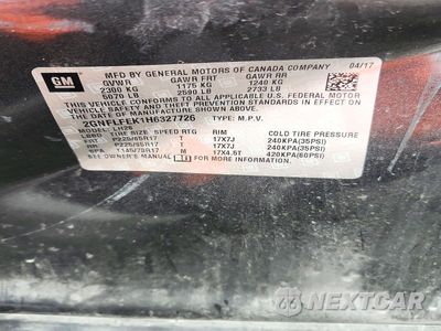 Zdjęcie 14 z 14 samochodu: 2017 CHEVROLET EQUINOX LT VIN:2GNFLFEK1H6327726 - miniatura