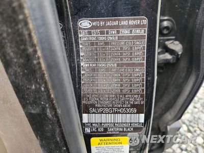 Zdjęcie 13 z 13 samochodu: 2015 LAND ROVER RANGE ROVER EVOQUE PURE PLUS VIN:SALVP2BG7FH053059 - miniatura