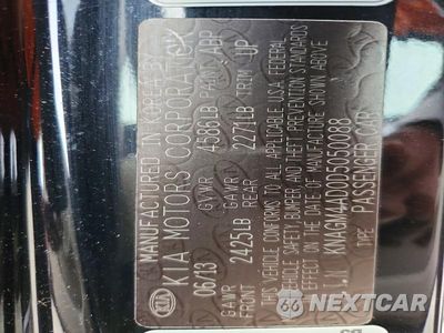 Zdjęcie 13 z 13 samochodu: 2013 KIA OPTIMA HYBRID VIN:KNAGM4AD0D5050088 - miniatura
