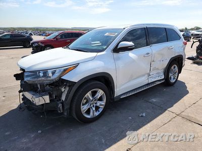 2018 TOYOTA HIGHLANDER LIMITED 5TDYZRFH2JS261638 - główne zdjęcie licytacji z USA - miniatura