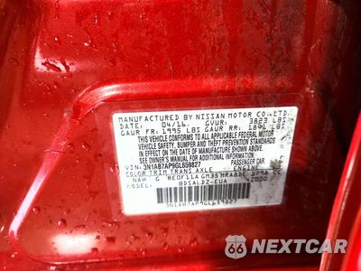 Zdjęcie 12 z 12 samochodu: 2016 NISSAN SENTRA SV VIN:3N1AB7AP9GL659827 - miniatura