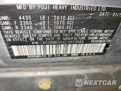 Zdjęcie 13 z 13 samochodu: 2012 SUBARU LEGACY 2.5I PREMIUM VIN:4S3BMBG6XC3023565 - miniatura