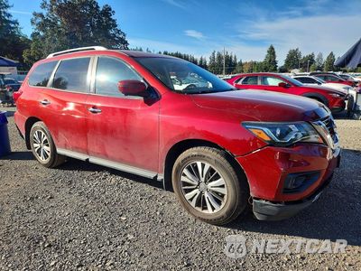 Czwarte zdjęcie samochodu z boku: 2017 NISSAN PATHFINDER SL VIN:5N1DR2MM5HC622762 - miniatura