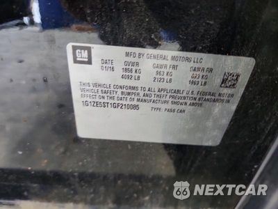Zdjęcie 12 z 12 samochodu: 2016 CHEVROLET MALIBU LT VIN:1G1ZE5ST1GF210085 - miniatura