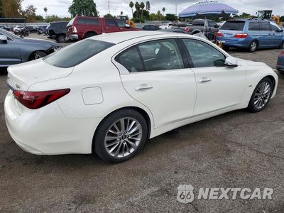 Trzecie zdjęcie samochodu z tyłu: 2019 INFINITI Q50 3.0T LUXE VIN:JN1EV7AP4KM513651 - miniatura