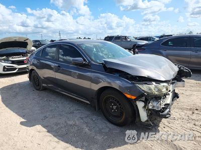 Czwarte zdjęcie samochodu z boku: 2018 HONDA CIVIC EX VIN:JHMFC1F39JX029643 - miniatura