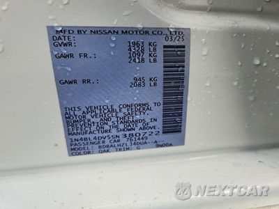 Zdjęcie 13 z 13 samochodu: 2025 NISSAN ALTIMA SV VIN:1N4BL4DV5SN380722 - miniatura
