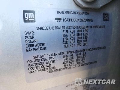 Zdjęcie 12 z 12 samochodu: 2022 CHEVROLET SILVERADO K1500 LT VIN:1GCPDDEK3NZ504887 - miniatura