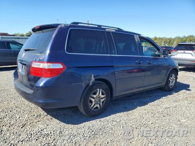 Trzecie zdjęcie samochodu z tyłu: 2007 HONDA ODYSSEY EXL VIN:5FNRL38707B133953 - miniatura