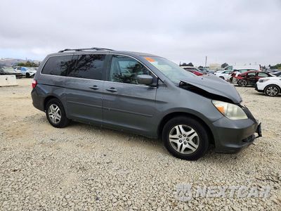 Czwarte zdjęcie samochodu z boku: 2007 HONDA ODYSSEY EXL VIN:5FNRL38777B412588 - miniatura