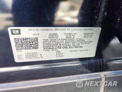 Zdjęcie 13 z 13 samochodu: 2020 CHEVROLET EQUINOX LT VIN:2GNAXTEV6L6178245 - miniatura