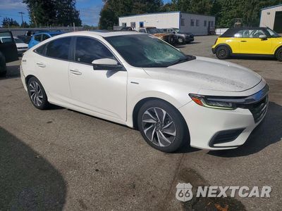 Czwarte zdjęcie samochodu z boku: 2019 HONDA INSIGHT TOURING VIN:19XZE4F96KE007938 - miniatura