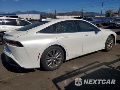 Trzecie zdjęcie samochodu z tyłu: 2021 TOYOTA MIRAI XLE VIN:JTDAAAAA1MA001947 - miniatura