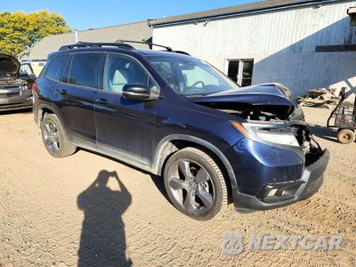 Czwarte zdjęcie samochodu z boku: 2019 HONDA PASSPORT TOURING VIN:5FNYF8H95KB002799 - miniatura
