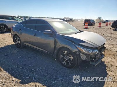 Czwarte zdjęcie samochodu z boku: 2022 NISSAN SENTRA SV VIN:3N1AB8CV5NY297271 - miniatura