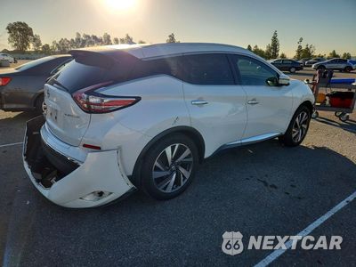Trzecie zdjęcie samochodu z tyłu: 2016 NISSAN MURANO PLATINUM VIN:5N1AZ2MGXGN133208 - miniatura