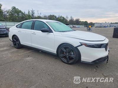 Czwarte zdjęcie samochodu z boku: 2023 HONDA ACCORD HYBRID SPORT-L VIN:1HGCY2F77PA018877 - miniatura
