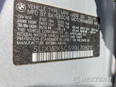 Zdjęcie 13 z 13 samochodu: 2011 BMW X3 XDRIVE28I VIN:5UXWX5C59BL708211 - miniatura