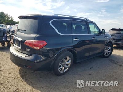 Trzecie zdjęcie samochodu z tyłu: 2012 INFINITI QX56 BASE VIN:JN8AZ2NCXC9317278 - miniatura