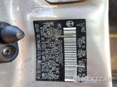 Zdjęcie 12 z 12 samochodu: 2004 TOYOTA PRIUS BASE VIN:JTDKB22U740009783 - miniatura