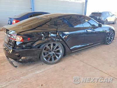 Trzecie zdjęcie samochodu z tyłu: 2020 TESLA MODEL S VIN:5YJSA1E21LF364293 - miniatura